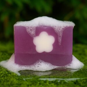 lavender rice water soap
